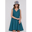 Medicine Sukienka damska z wiskozy w kształcie litery A zielona RS21-SUD905_67X