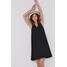 Medicine Sukienka damska z wiskozy w kształcie litery A czarna RS21-SUD905_99X
