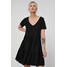 Medicine Sukienka damska z bawełny organicznej czarna RW21-SUD209_99X