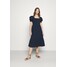 Vero Moda VMIDIRIS CALF DRESS Sukienka letnia navy blazer VE121C2Q2