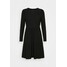 ONLY Petite ONLNELLA DRESS PETITE Sukienka dzianinowa black OP421C08H