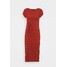 AllSaints HATTI TEE DRESS Długa sukienka arabian spice red A0Q21C0CG