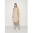 Abercrombie & Fitch MIDI DRESS Sukienka letnia neutral brown A0F21C07N