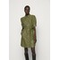 TWINSET ABITO CHEMISIER SPALMATO CON CINTURA Sukienka koszulowa verde alpino TW321C05T