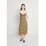 Missguided STRAPPY COWL MIDI DRESS Sukienka letnia brown M0Q21C1ZI