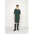 Lindex DRESS JENNA Sukienka z dżerseju dark green L2E21C012