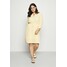 Selected Femme Curve SLFAMINA DRESS CURVE Sukienka letnia sandshell SEW21C00F