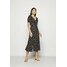 Anna Field Sukienka z dżerseju black/multicolor AN621C1MR