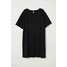 H&M Sukienka typu T-shirt 0477507002 Czarny