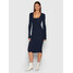 Remain Sukienka dzianinowa Serena Knit RM725 Granatowy Slim Fit