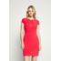 Lauren Ralph Lauren BRENDA SHORT SLEEVE DAY DRESS Sukienka etui bright hibiscus L4221C18S