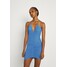 Nly by Nelly RUCHED FRONT DRESS Sukienka koktajlowa blue NEG21C0GU