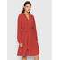 Selected Femme Sukienka koszulowa Mivia 16079687 Czerwony Regular Fit