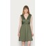 Anna Field CACHE COEUR PRINTED DRESS Sukienka z dżerseju dark green AN621C1JG
