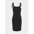 Vila VIAMANDA SHORT STRAP DRESS Sukienka z dżerseju black V1021C2H6