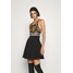Versace Jeans Couture DRESS Sukienka z dżerseju black/gold VEI21C02M