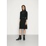 Calvin Klein CREPE OPEN DRESS Sukienka letnia black 6CA21C04Q