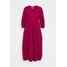 Marks & Spencer London TIERED DRESS Długa sukienka berry QM421C06F