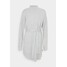 Noisy May NMCITY AVA SHORT DRESS Sukienka dzianinowa light grey melange NM321C0FS