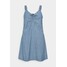 Vero Moda Curve VMAKELA CHAMBRAY FLOU DRESS Sukienka jeansowa medium blue denim VEE21C070