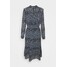 Marks & Spencer London MIDI DRES Sukienka letnia dark blue QM421C06K