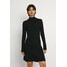 Vila VIBESTINA HIGH NECK DRESS Sukienka dzianinowa black V1021C2P1