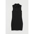H&M Sukienka w prążki - 1012906002 Czarny