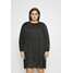 Vero Moda Curve VMFIE SHORT DRESS Sukienka letnia black/birch dot VEE21C06O