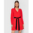 TWINSET Sukienka koktajlowa 212TT2293 Czerwony Regular Fit