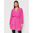 Rinascimento Sukienka koktajlowa CFC0103974003 Różowy Regular Fit