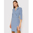 Rinascimento Sukienka koktajlowa CFC0105023003 Niebieski Slim Fit