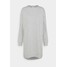 Vila VIRUST O NECK DRESS Sukienka letnia light grey melange V1021C2FL