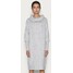 ONLY ONLSTAY COWLNECK DRESS Sukienka dzianinowa light grey melange ON321C2MW