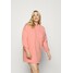 Simply Be ACID WASH BALLON SLEEVE DRESS Sukienka letnia pink SIE21C08P