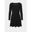 ONLY Petite ONLNELLA SQUARE NECK DRESS Sukienka letnia black OP421C0AI