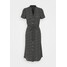 Vero Moda Petite VMSAGA CALF SHIRT DRESS Sukienka koszulowa black VM021C09E