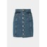 ONLY Tall ONLLAGUNA LIFE Spódnica jeansowa medium blue denim OND21B01I