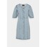 PIECES Tall PCGILI V NECK DRESS Sukienka jeansowa light blue denim PIP21C02Z