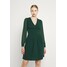 WAL G. BELLA SLEEVE SKATER DRESS Sukienka koktajlowa emerald green WG021C0NG
