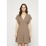 Samsøe Samsøe VALERIE SHORT DRESS Sukienka koszulowa light brown SA321C0B3