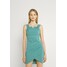 WAL G. GINNY OFF SHOULDER BODYCON DRESS Sukienka z dżerseju sage green WG021C0OW