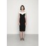 WAL G. SMITH CONTRAST MIDI DRESS Sukienka z dżerseju black/white WG021C0OU