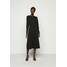 Vero Moda Tall VMNEXT CALF DRESS TALL Sukienka z dżerseju black VEB21C06Y