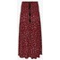 Vero Moda GESMOKT Długa spódnica tibetan red VE121B0TR