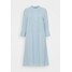 Rich & Royal DRESS WITH PIN TUCKS Sukienka koszulowa dove blue RI521C035