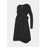 Mamalicious Curve MLCAROLINA MIX DRESS Sukienka z dżerseju black M7V29F003