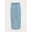 Banana Republic Tall FRONT MIDI Spódnica jeansowa light wash B1X21B005