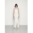 WAL G. CHRISTIE RUFFLE MAXI DRESS Sukienka z dżerseju white WG021C0OM
