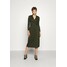Diane von Furstenberg ABIGAIL MIDI DRESS Sukienka koktajlowa mirrors medium camo green DF221C0AJ