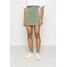 Zign Mini princess seams skirt high waisted with slit Spódnica ołówkowa light green ZI121B007